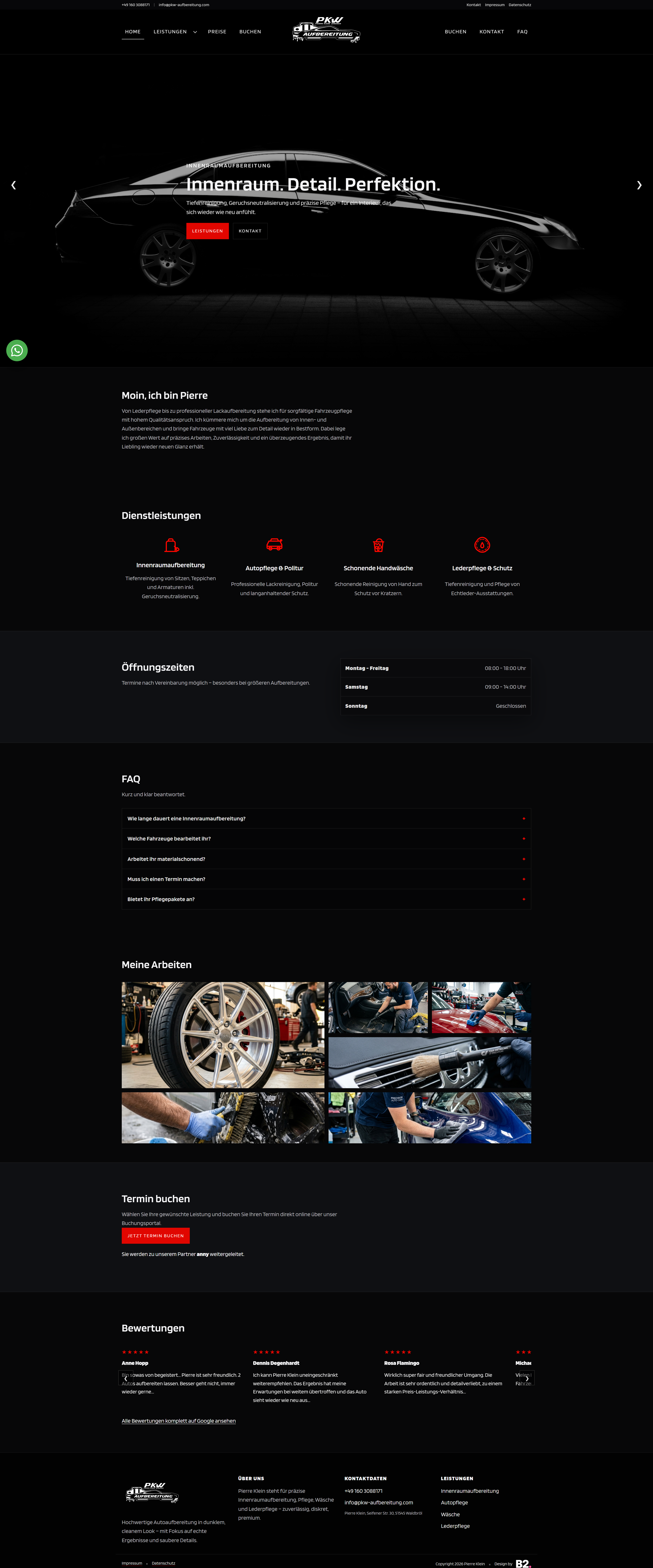 Pierre Klein Website