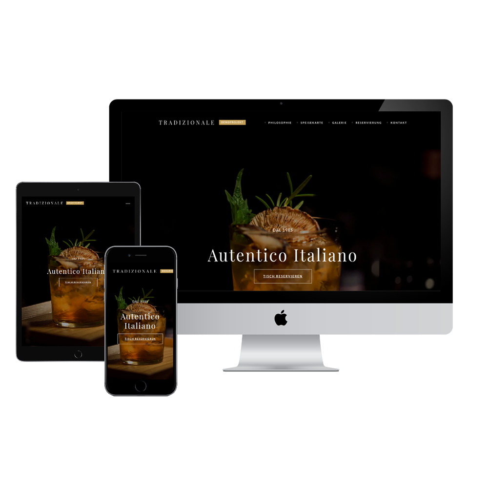 Demoprojekt Restaurant